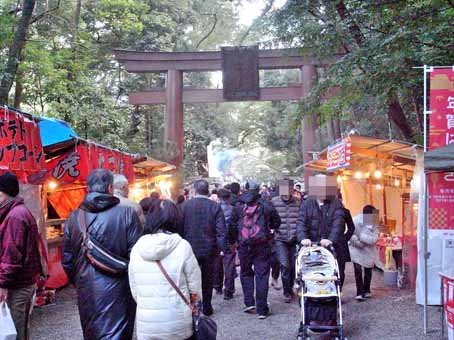 ニワトリが神の使いの石上神宮へ初詣 _a0100742_10191841.jpg