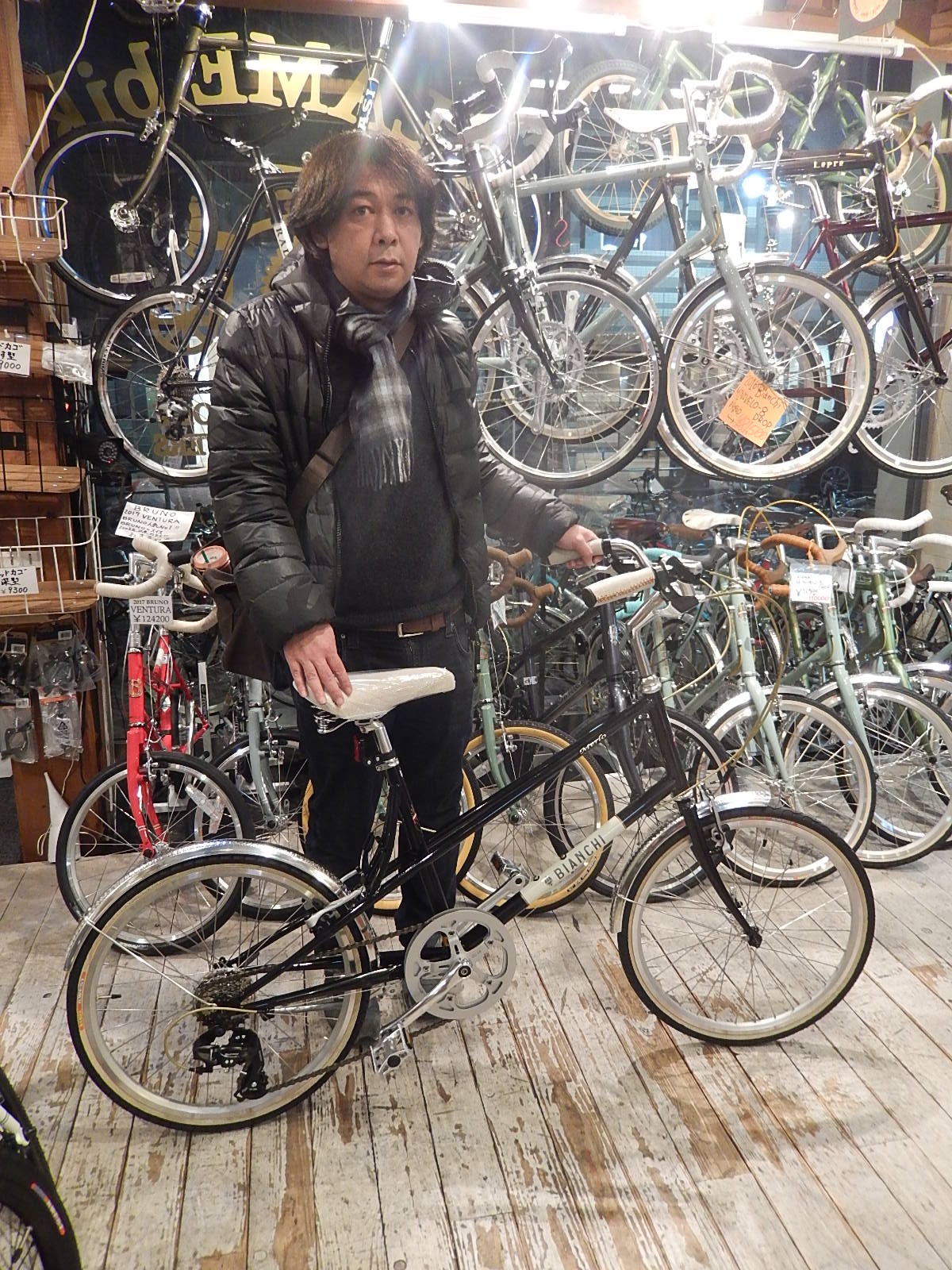 1月3日　渋谷　原宿　の自転車屋　FLAME bike前です_e0188759_19163850.jpg