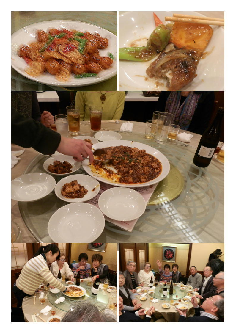 中華街で忘年会。24名も集まる大宴会。「フカヒレ姿煮コース」3時間の飲み放題。「龍華楼新館」。_b0142232_05015468.jpg
