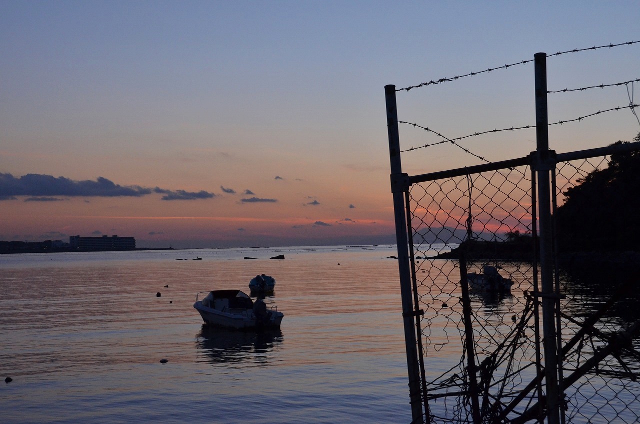 斉田浜の夕景_d0065116_22553784.jpg