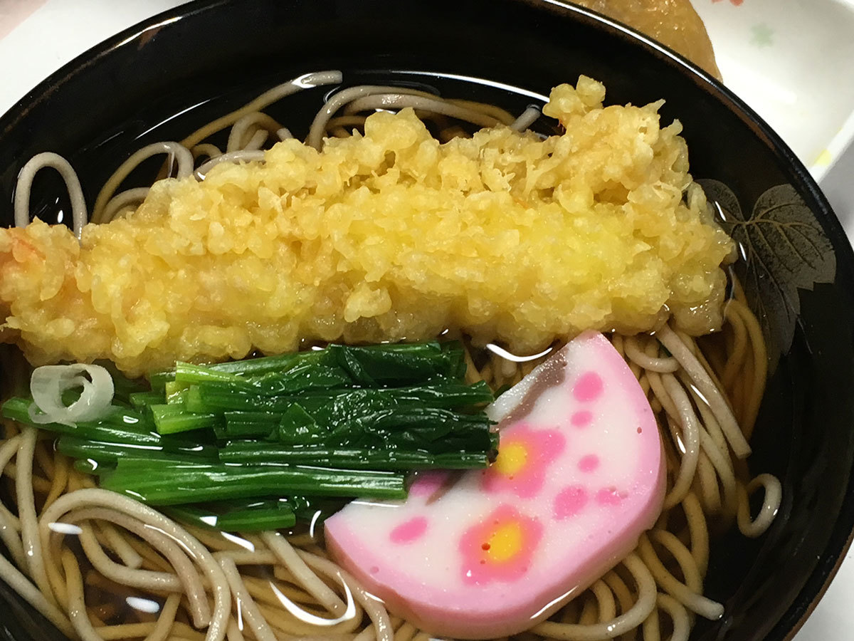 ひまわり荘夕食・年越し蕎麦_c0357519_16094108.jpg