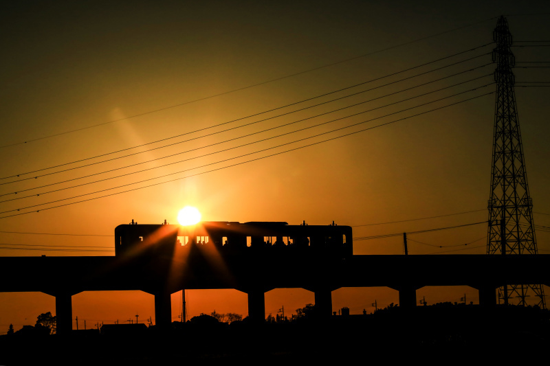 # Train at Sunset_b0181125_19221820.jpg