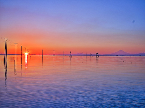 17 1 1東京湾の夕景 木更津 久津間海岸 江川海岸 ダイヤモンド 追っかけ記録 17 1 1東京湾の夕景 木更津 久津間海岸 江川海岸 ダイヤモンド 追っかけ記録