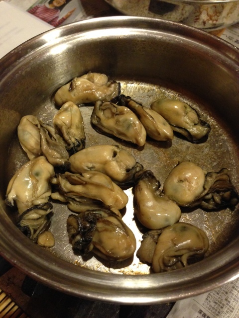 牡蠣の乾煎り 美味しいオイル漬けを作ります。_a0334793_06054886.jpg