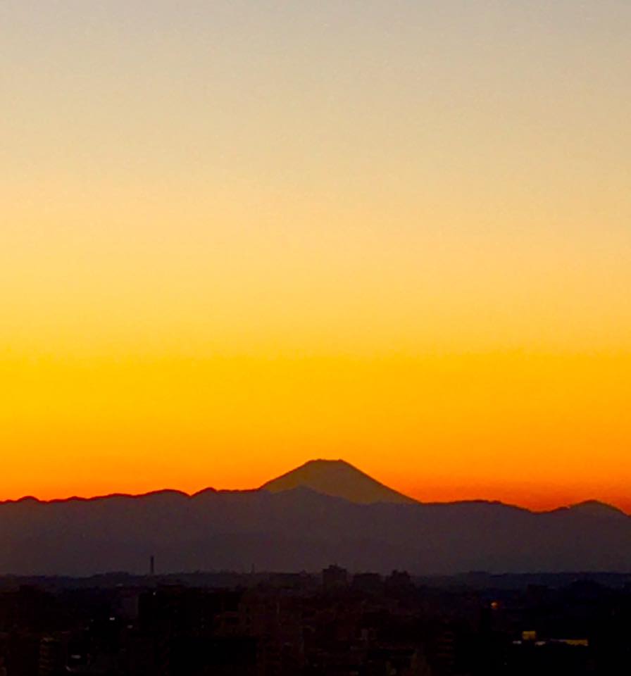 大晦日、夕日に染まる富士に1年の感謝☆_a0138976_15212399.jpg
