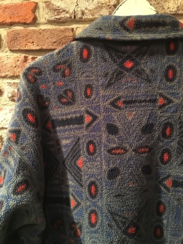 1990s \" PATAGONIA \" HALF/ZIP - PATTERNED FLEECE - SWEATER ._d0172088_20452139.jpg