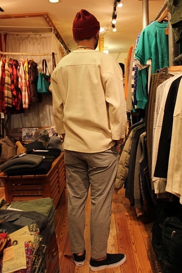 melple \"ワッフルフットボール七分袖\" ご紹介_f0191324_08282823.jpg