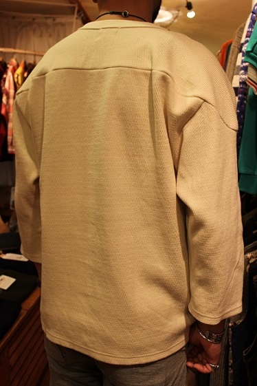 melple \"ワッフルフットボール七分袖\" ご紹介_f0191324_08284423.jpg