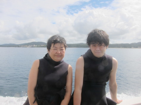 1月7日ダイバー誕生に親子ダイブ♬_c0070933_20102693.jpg