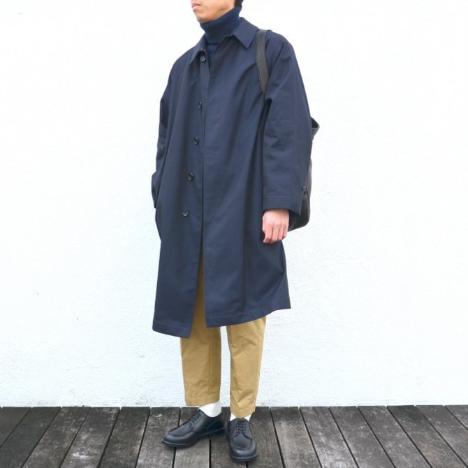 ANATOMICA/ SINGLE RAGLAN COAT GABARDINE : acoustics stylus