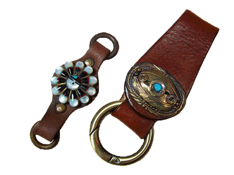 ネイティブアメリカン風のスクリューコンチョ 手作りのある暮らし アクセサリーパーツpron