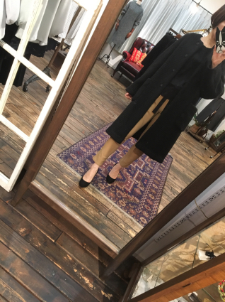 トロワの起毛リボンパンツ☆キャメル_a0246319_00333617.jpg