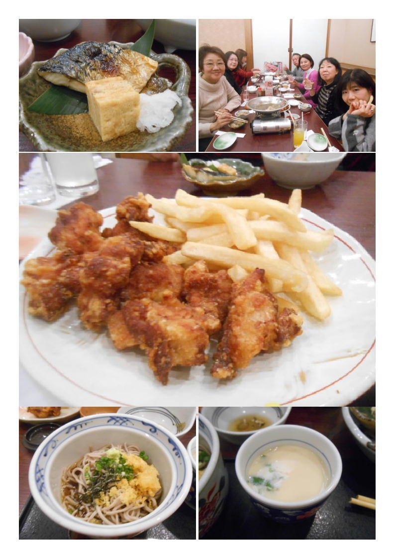 矢沢川散策も忘年会、珍しく庶民的な店、藍屋で｢昼忘年会｣。2980円(税抜き)。_b0142232_20583733.jpg