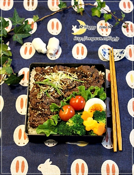 プルコギ弁当と娘のおみやとあたしの事情♪_f0348032_19110371.jpg