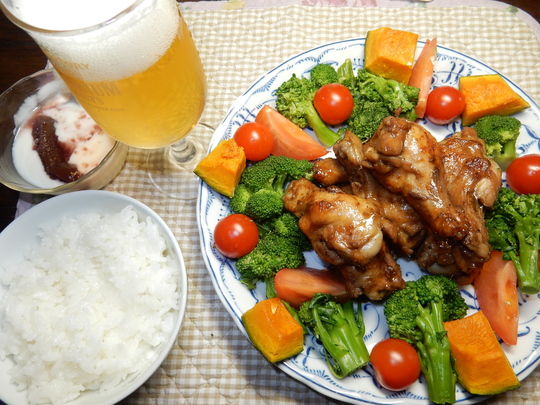 ’17,1,8(日)パパの「手羽元のバーベキューチキン」!_f0060461_9502471.jpg