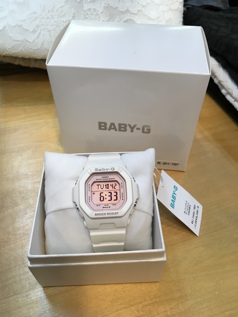 CASIO BABY-G　d-casio-bg-5606-7bjf　whitepink　再入荷_e0076692_18344745.jpg