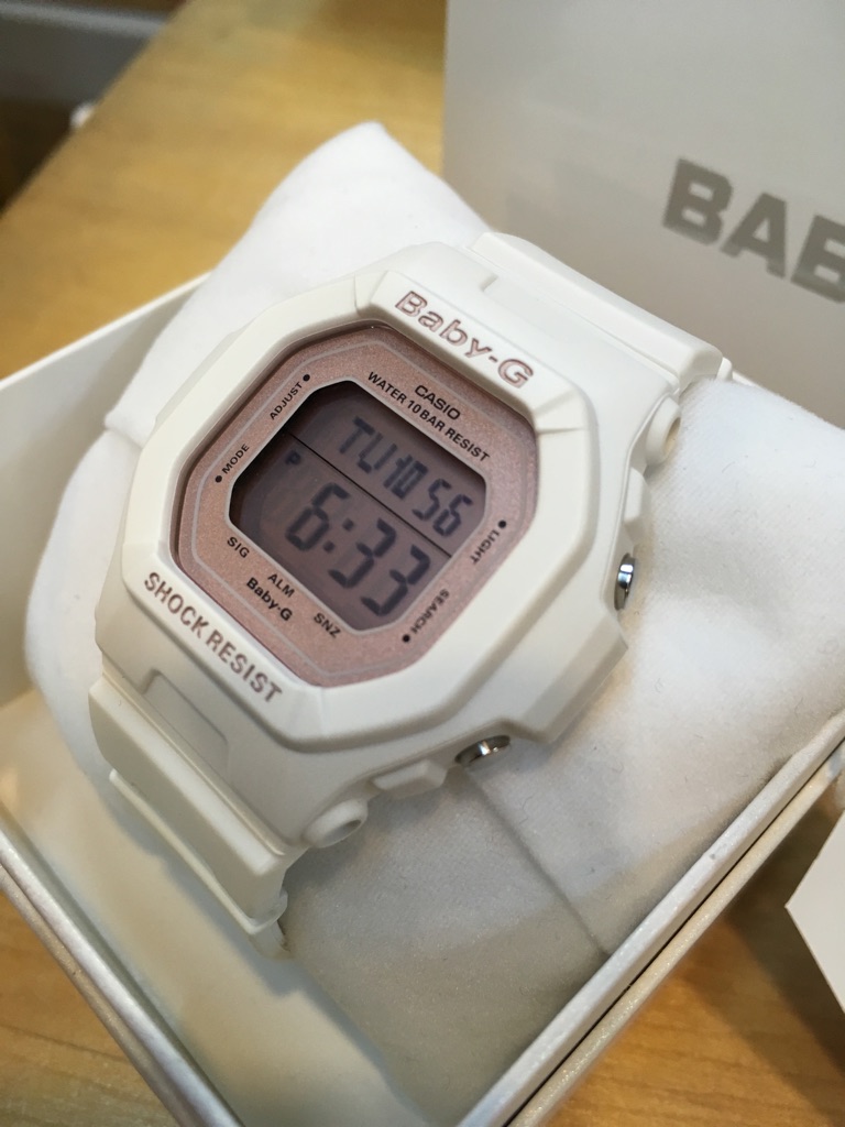 CASIO BABY-G　d-casio-bg-5606-7bjf　whitepink　再入荷_e0076692_18344769.jpg