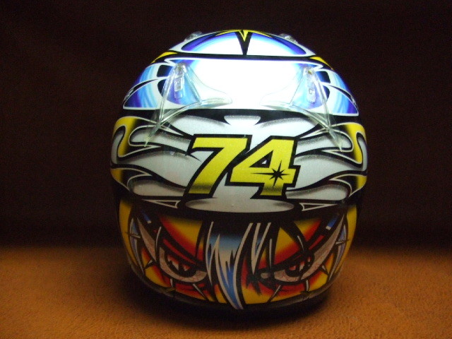 Helmet Repair SHOEI X-8R DAIJIRO ヘルメットリペア 加藤大二郎 レプリカ_f0348723_15564752.jpg