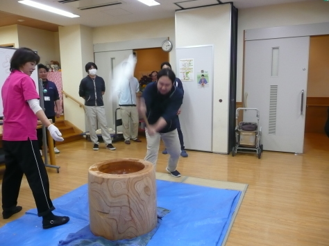 2017年1月20日　土浦市福祉センター「長嶺」餅つき大会　　その16_d0249595_14361254.jpg