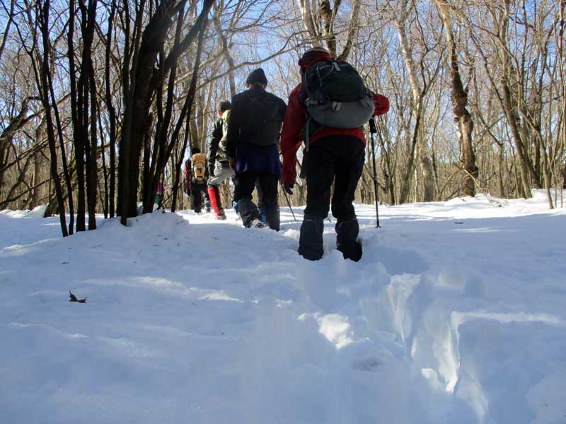 雪の縦走はきつかった　赤鞍ケ岳。_d0000031_16261481.jpg