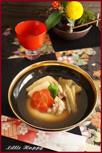 我が家の鶏ガラスープ濃厚お雑煮 鶏ガラスープのとり方 Little Happy 我が家の鶏ガラスープ濃厚お雑煮 鶏ガラスープのとり方 Little Happy