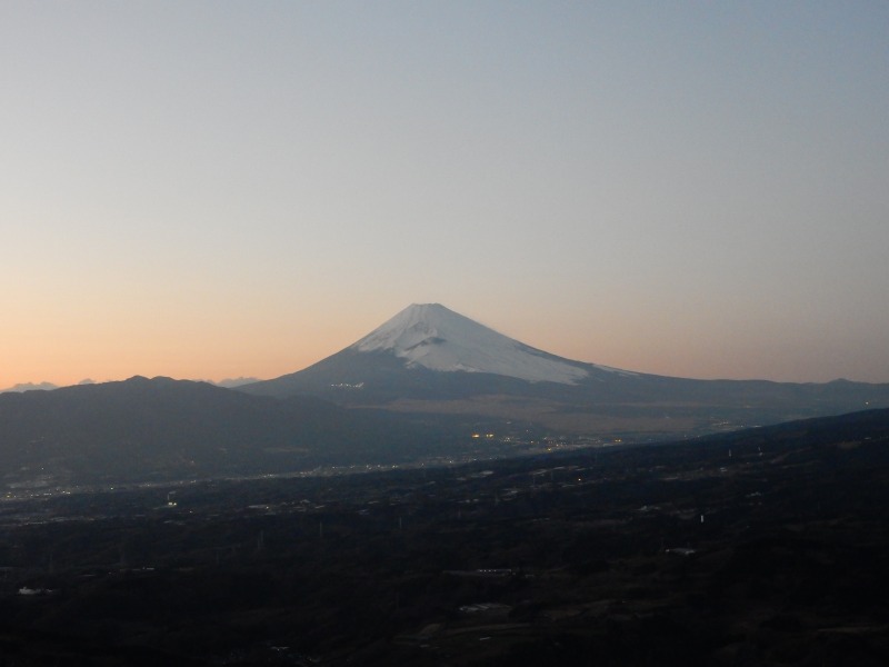 夕景の富士山　伊豆スカイライン_f0182513_22331472.jpg