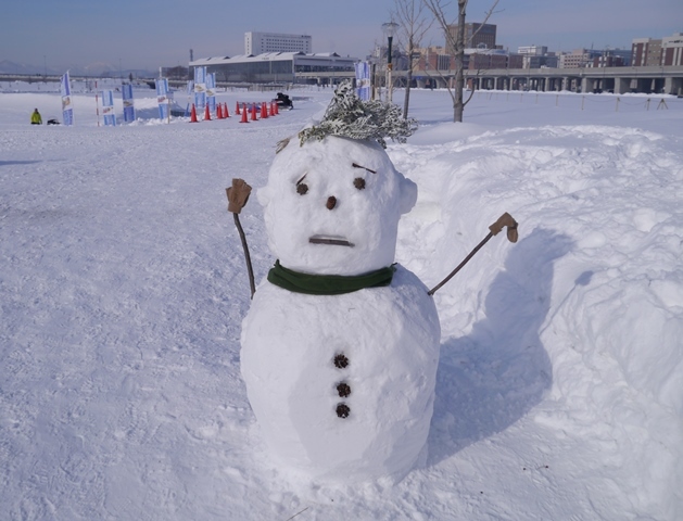 冬のガーデンスタート！今年も雪だるまを作りました_e0336214_16012157.jpg