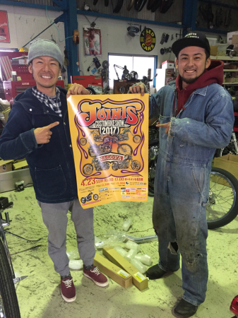 JOINTS CUSTOM BIKE SHOW 2017 ポスター_c0133351_15012376.jpg