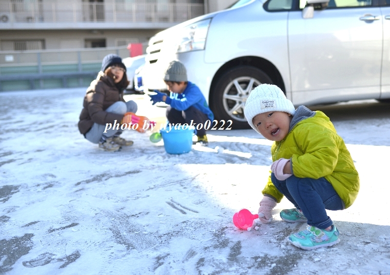 3年ぶりの雪だるま（写真部門）_e0365414_15152154.jpg