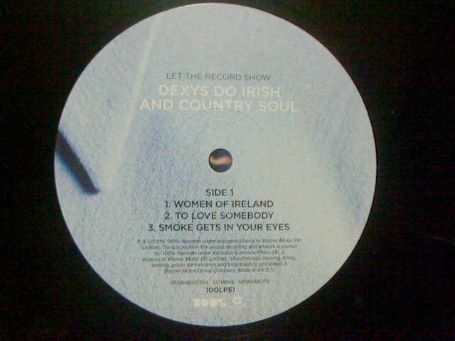 こないだ到着レコ 〜 Let The Record Show: Dexys Do Irish And Country Soul / Dexys_c0104445_19152032.jpg