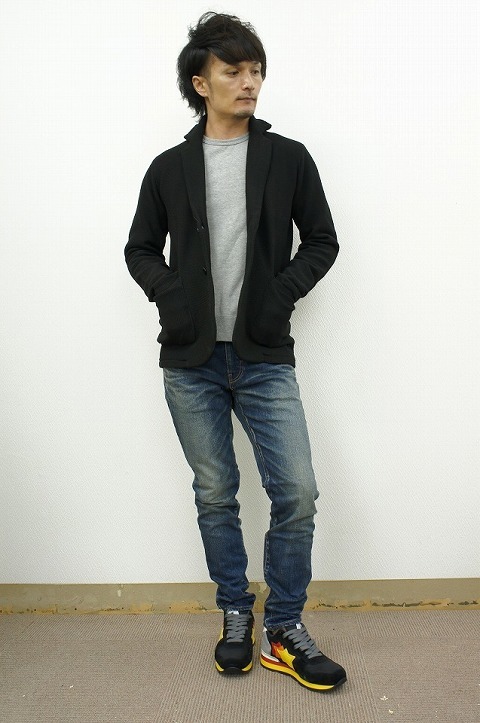 楽チンニットジャケット！【junhashimoto】【ジュンハシモト】1091710001 KNIT JACKET [BLACK]☆そして、油。_b0108653_18405171.jpg