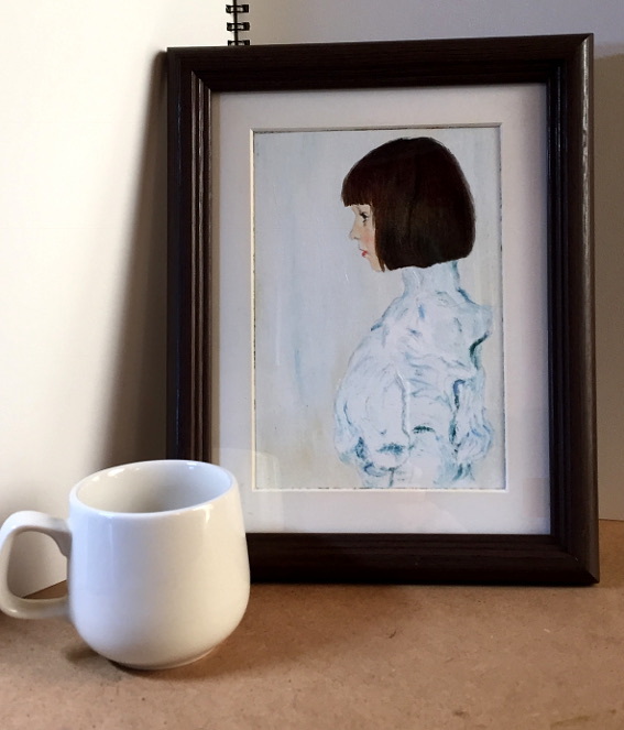 クリムト作『ヘレン・クリムトの肖像 』を模写する : 画家・棚倉 樽の