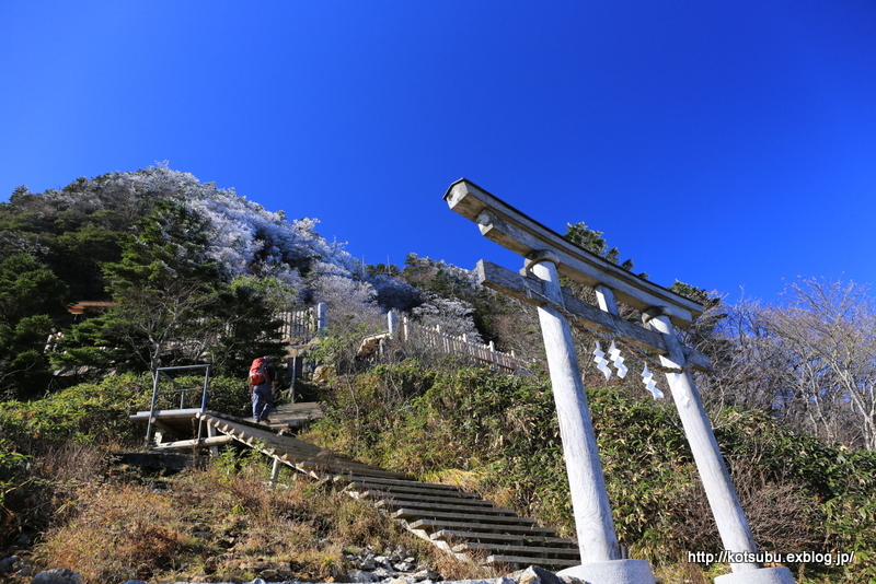 四国の山旅～①霧氷の石鎚山_e0195587_19542143.jpg