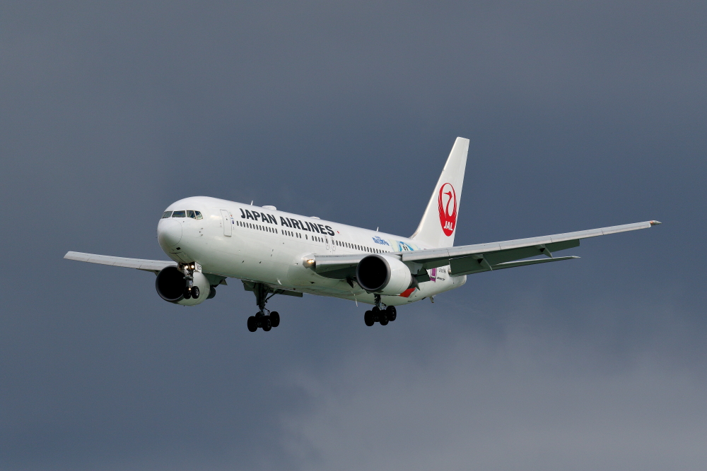 初撮影のjal ドラえもんjet 南の島の飛行機日記