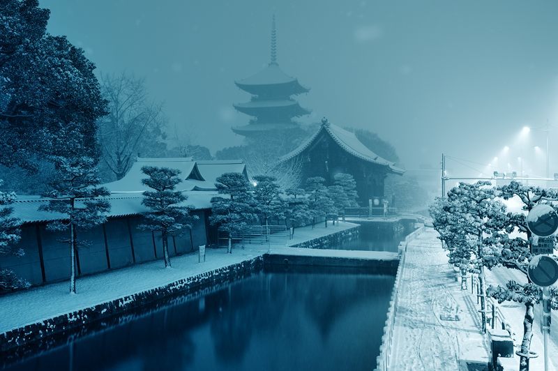 京の雪景色2017 東寺_f0032011_19415061.jpg