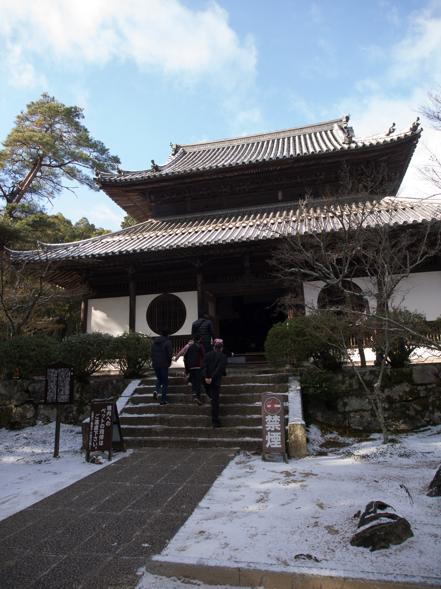 1月15日　雪　宝福寺_c0021726_20340558.jpg