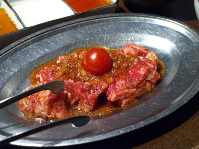 焼肉 金剛園　その１２ (トマトカルビ定食)_d0153062_9494113.jpg