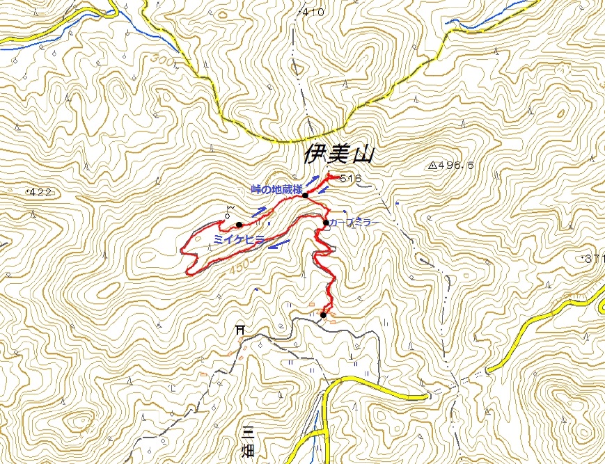 国東半島里山徘徊　①ミイケヒラ～伊美山　2017.1.14（土）_a0166196_1521217.jpg