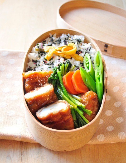 はんぺん豚巻き弁当_b0171098_836211.jpg