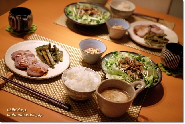 120℃低温ローストポーク と ごぼうの青海苔から揚げ_f0179404_21380703.jpg