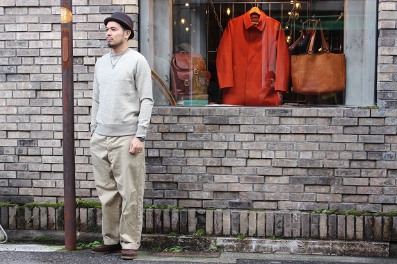 間違いなく使うスウェットアイテムだからこそ間違いないブランドで! Jackman \"GG SWEAT CREWNECK\"_f0191324_08274192.jpg