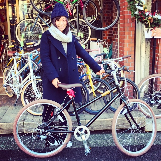 ☆今日のバイシクルガール☆ 自転車女子 おしゃれ自転車 自転車ガール 自転車女子 ミニベロ クロスバイク ライトウェイ トーキョーバイク ブルーノ フジ_b0212032_21070177.jpg