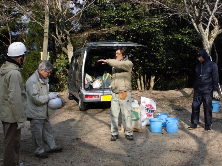 宮島さくら・もみじの会 平成28年度第7回作業_f0229523_1034256.jpg