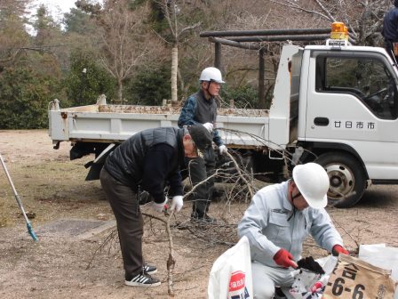 宮島さくら・もみじの会 平成28年度第7回作業_f0229523_10594577.jpg