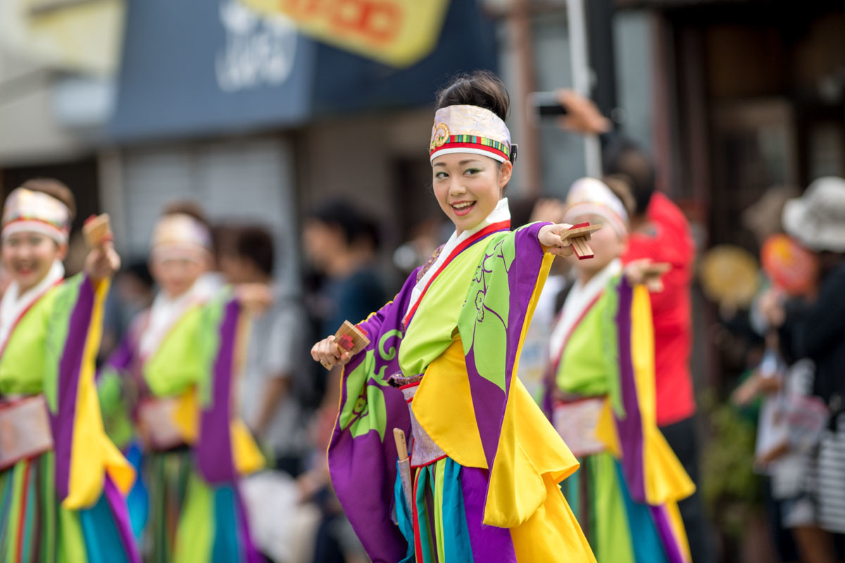 16高知よさこい 万々競演場 旭食品 Tamaranyのお散歩2