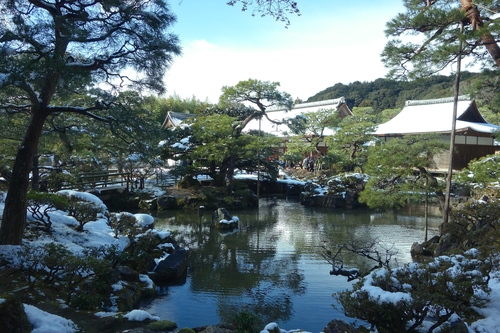 雪の銀閣寺_a0197730_22245962.jpg