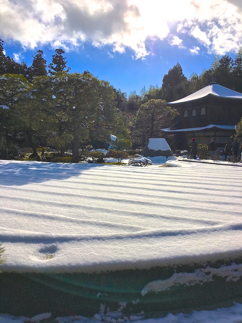 雪の銀閣寺_a0197730_22251274.jpg