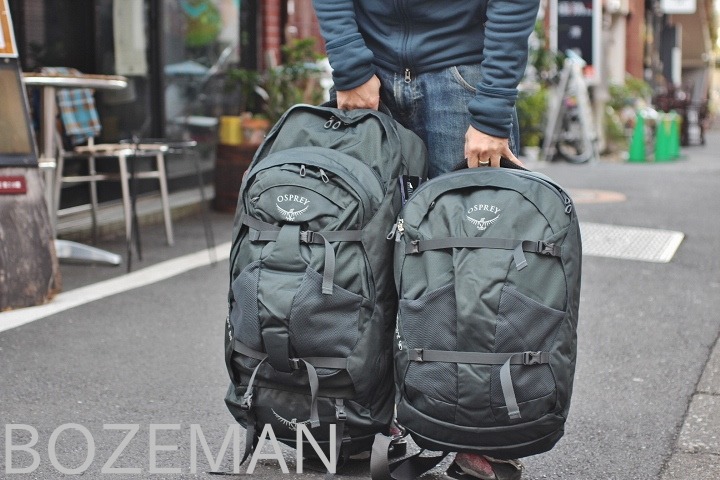 OSPREY FARPOINT 40 & 55 : BOZEMANのブログ