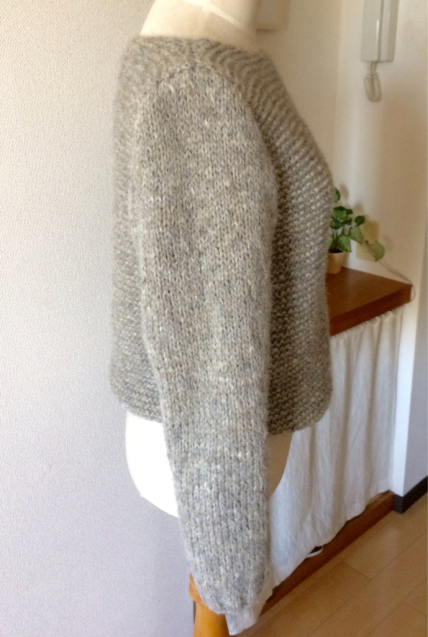 ガーター編みのセーター セーターが編みたい