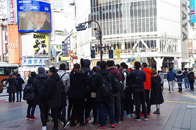 1月19日(木)今日の渋谷109前交差点_b0056983_17243439.jpg